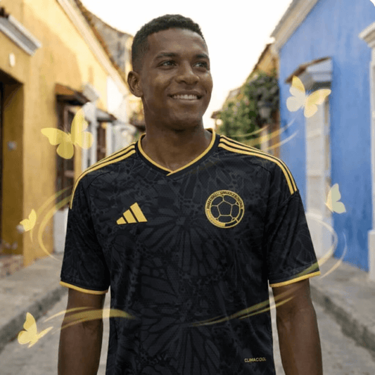 CAMISETA COLOMBIA ADIDAS BLACK GOLD EDIT - Versa